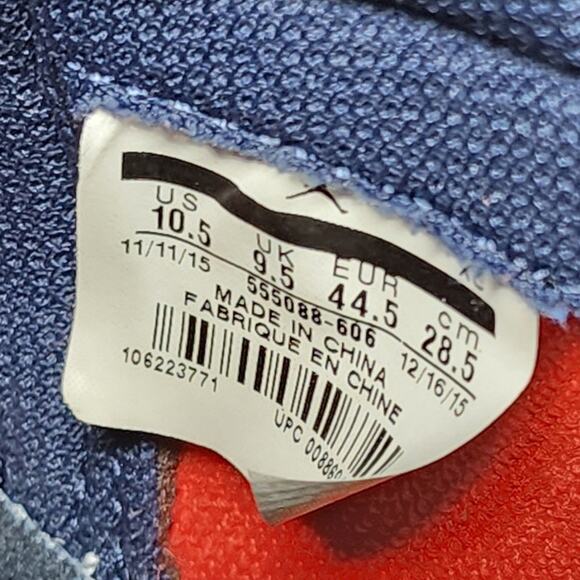 Air Jordan 1 Retro High OG DAVID LETTERMAN 555088-606 Size 10.5 WORN - Picture 8 of 9